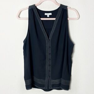 Joie Tadita Sleeveless Tank Shirt Size M black